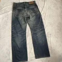 激レアサイズ EDWIN 極フェード デニムパンツ ジーンズ y2k 鬼ヒゲ