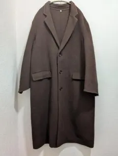 MUJI Labo カシミヤ混チェスターコート　　ブラウン　XL MUJI Labo カシミヤ混チェスターコート XL 黒 - メルカリ