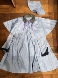 ハリポタ　ボーバトン魔法学校制服　コスプレ衣装セット 帽子付き130〜140㎝