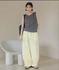 LOWRYS FARM⭐︎2WAYリボンタックパンツ