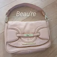 Beau’re レザーバッグ ピンクベージュ
