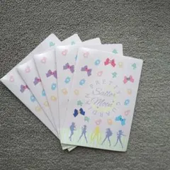 セーラームーン　ジャンボカードダス　クリアファイルコレクション4　5種類【レア】