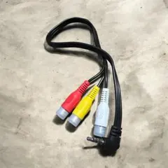 AV変換ケーブル 3.5mmミニプラグ-RCA 赤白黄