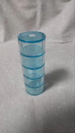 スティックタイプ　円筒形小物入れ　 5連　メイドインジャパン