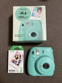 FUJIFILM instax mini 8+ ミントグリーン　フィルム付き