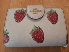 COACH　ストロベリー　財布　us