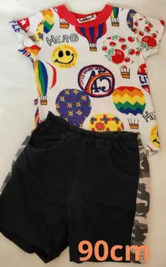 *90cmセット*ニコちゃん総柄/ゴッサムのサムネイル