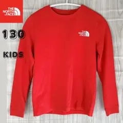 THE NORTH FACE 韓国限定 長袖Tシャツ キッズ130 赤
