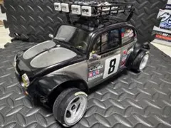 タミヤ TT-02D ドリフトスペック カスタムシャーシ メカレス 青アルミ