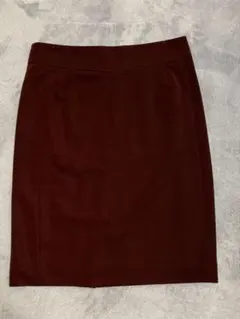 ユニクロ　タイトスカート　（M／ワインレッド）