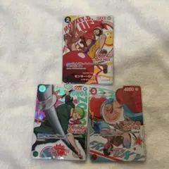 ワンピースカード ラウンドワン プロモ ルフィ ナミ ゾロ フランキー5
