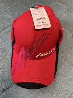 MARUKYU マルキュー キャップ レッド　フリーサイズのサムネイル