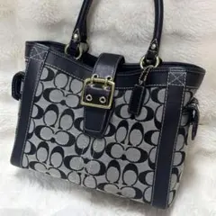 COACH 2004 Soho Signature Buckle Tote - メルカリ