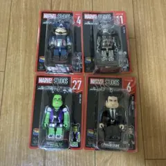 マーベル　ベアブリック　4種類セット　ハッピーくじ　MARVEL STUDIOS