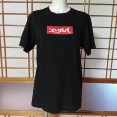 ✨️ X-girl 半袖 Tシャツ ボックスロゴ ブラック サイズ2のサムネイル