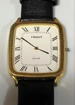 TISSOT ティソ クォーツ 腕時計 K190 スクエア ローマン文字盤のサムネイル