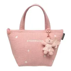スターバックス 保冷トートバッグ＆ベアリスタキーチェーン2点セット