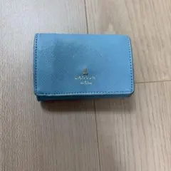 LANVIN 水色 三つ折り財布　レディースのサムネイル