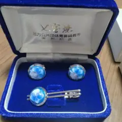 ネクタイピン　カフスボタンセット