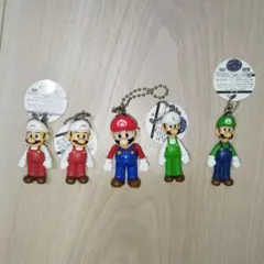 【新品・未使用】スーパーマリオ　マスコットフィギュア 5点セット