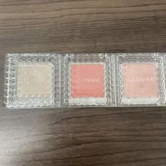 セザンヌ シングルカラーアイシャドウ 3個セット 01 03 08