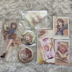 プロセカ花里みのりアクスタ缶バッジぱしゃコレエピカブロマイドキーホルダー