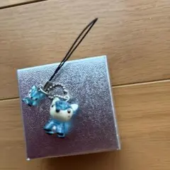 ブルーの小鹿 ストラップ
