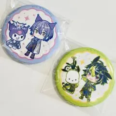 【にじさんじ 小柳ロウ 伊波ライ】Dytica×サンリオ キラキラ缶バッジ