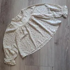 メゾピアノ✩花柄フリル襟長袖ブラウス