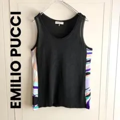 EMILIO PUCCI サイドプッチ柄 レーヨンタンクトップ