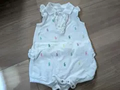 ラルフローレン フリル付きロンパース 9M