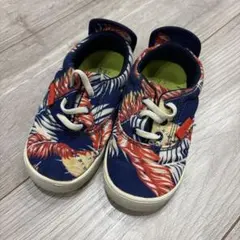 イフミー　リーフ柄 キャンバススニーカー