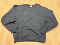 ブラック トレーナー 無地 Lサイズ
