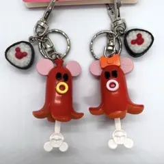 東京ディズニーリゾート タコさんウィンナー　キーホルダーペアセット　TDR