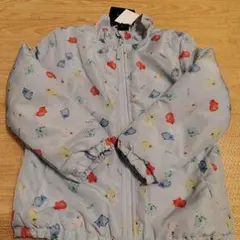 水色 動物柄 ジャケット