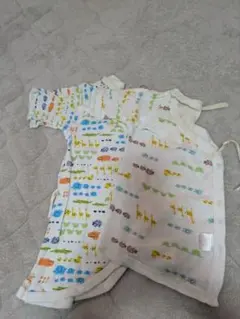 動物柄コットンシャツ肌着