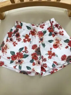 花柄 ショートパンツ キュロット　女の子　90