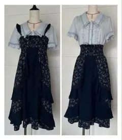 【最終値下げ】ブラウス＆2wayスカート(ワンピース)のセット
