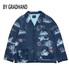 BY GRADHAND POSTAL JACKET コットン リネン 麻 Mのサムネイル