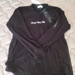 数回着用#AZUL by moussyメンズ ブラック長袖カットソー