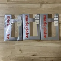 marie claireマリクレール　スパーサポート　 ストッキング3点