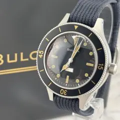 【稼働・新品未使用】ブローバ ミルシップ 98A266 ブラック 箱付のサムネイル