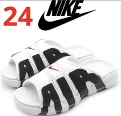 NIKE 26 アップテンポ サンダル ホワイト 2 FB7818 メル口頭 - メルカリ