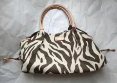 kate spade ゼブラ　デニム　マザー　ボストン　バッグ