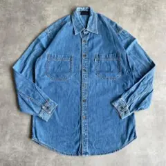 Levi's リーバイス デニムシャツ 00s 古着 M 青 14297