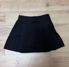 GU ブラック ミニスカート プリーツスカート Sのサムネイル