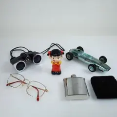 アンティーク/ヴィンテージ 5点セット ペコちゃん/スキットル/オペラグラス他