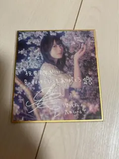 櫻坂46 サクコレ 5th アニラ サイン入り色紙 森田ひかる