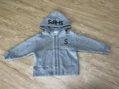 SHIPS(シップス) ベビー フルジップパーカー gray Size 80cm