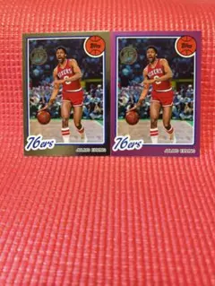 2枚セット Topps ジュリアス・アービング 76ers